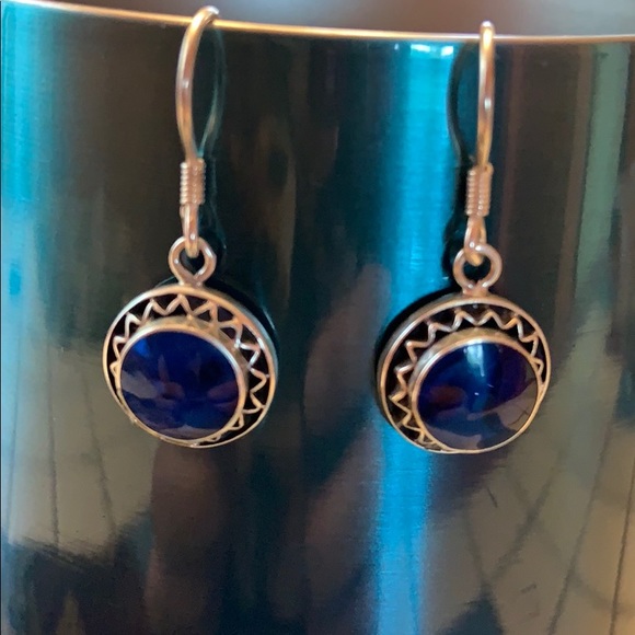 Sterling Abalone Earrings - Picture 5 of 10